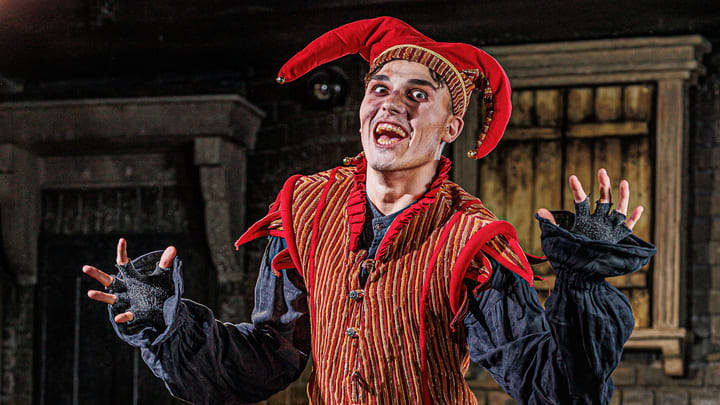 Creepy court jester at London Dungeon