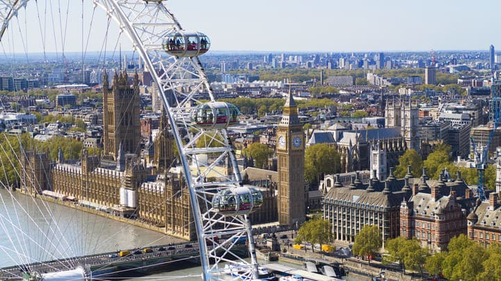 London Eye Panoramablick