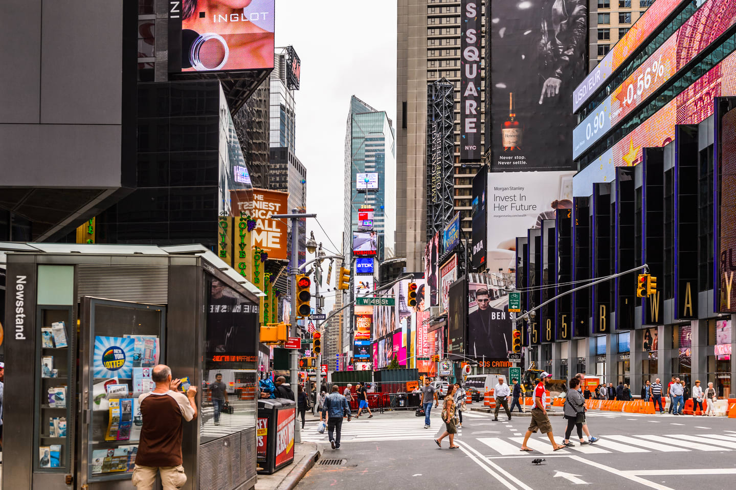 People walking in NYC