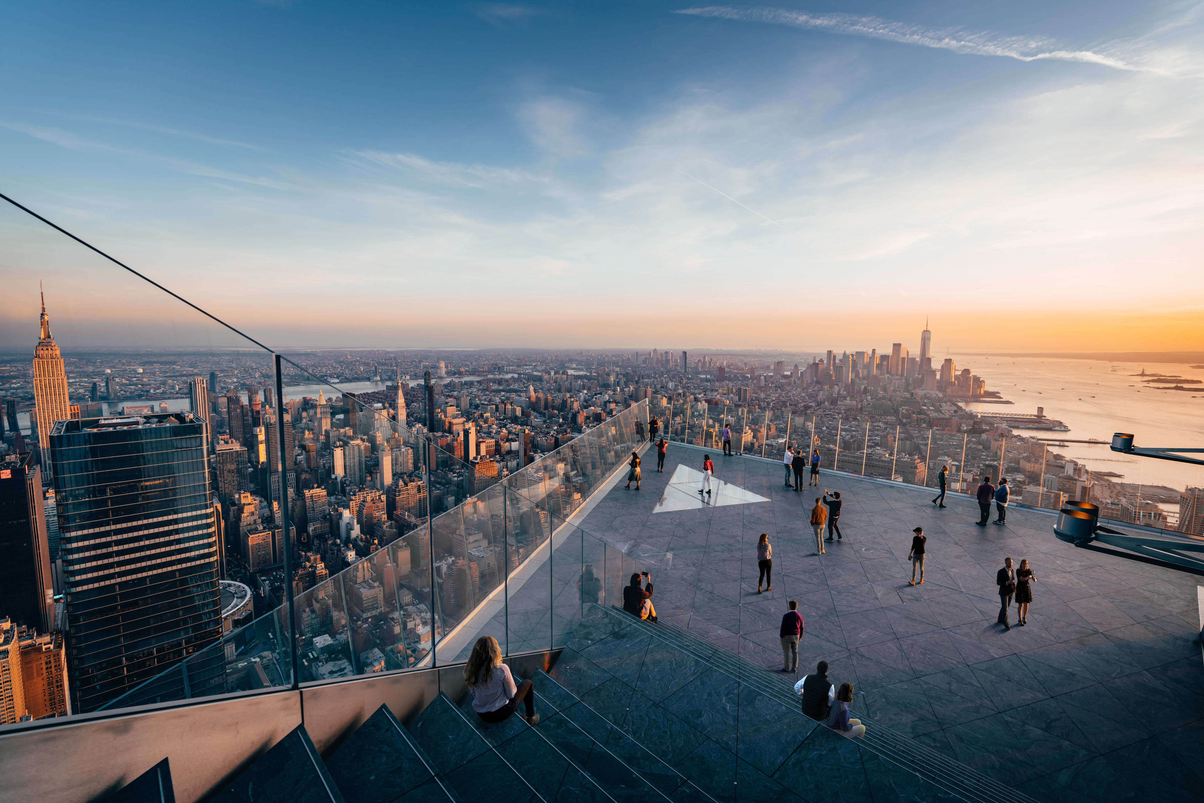 Outdoor sky deck at Edge