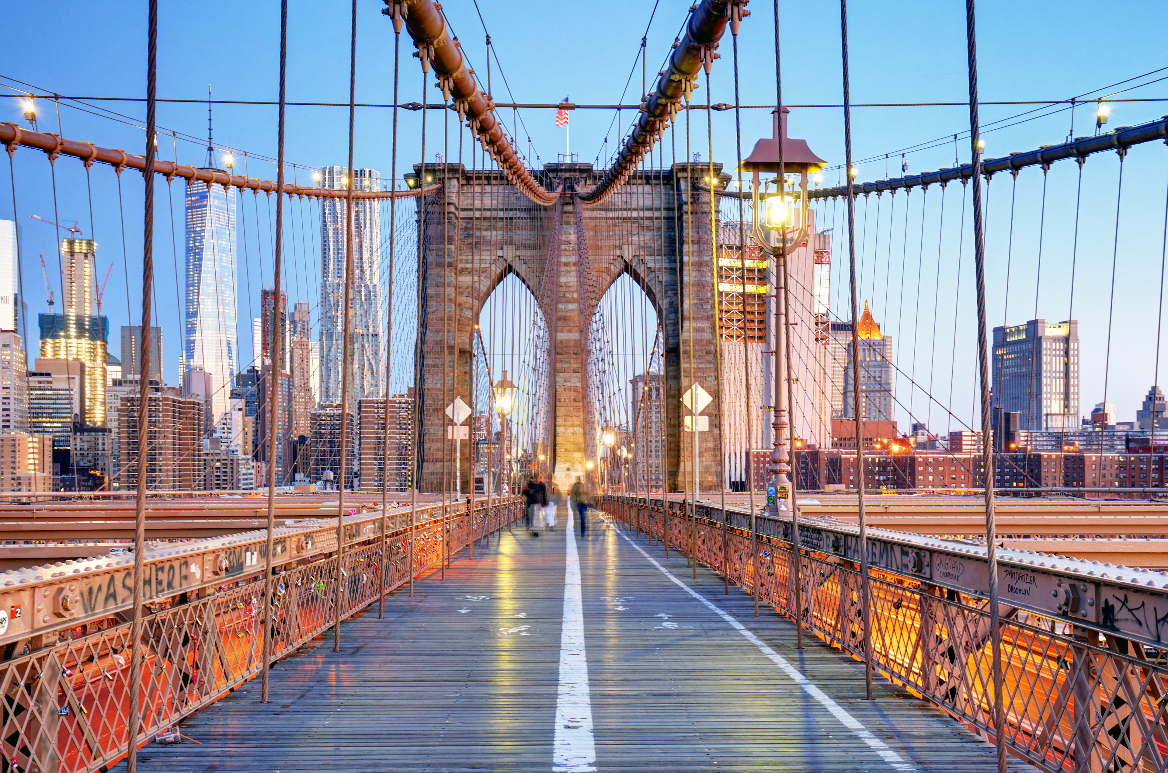 A view of Brooklyn Bridge, NY