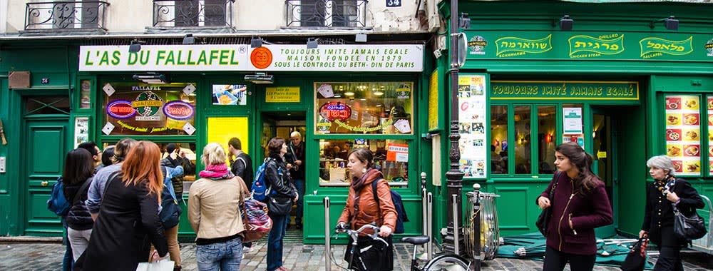 Dónde comer en París,  Le Marais. Cosas que hacer en París en una semana.