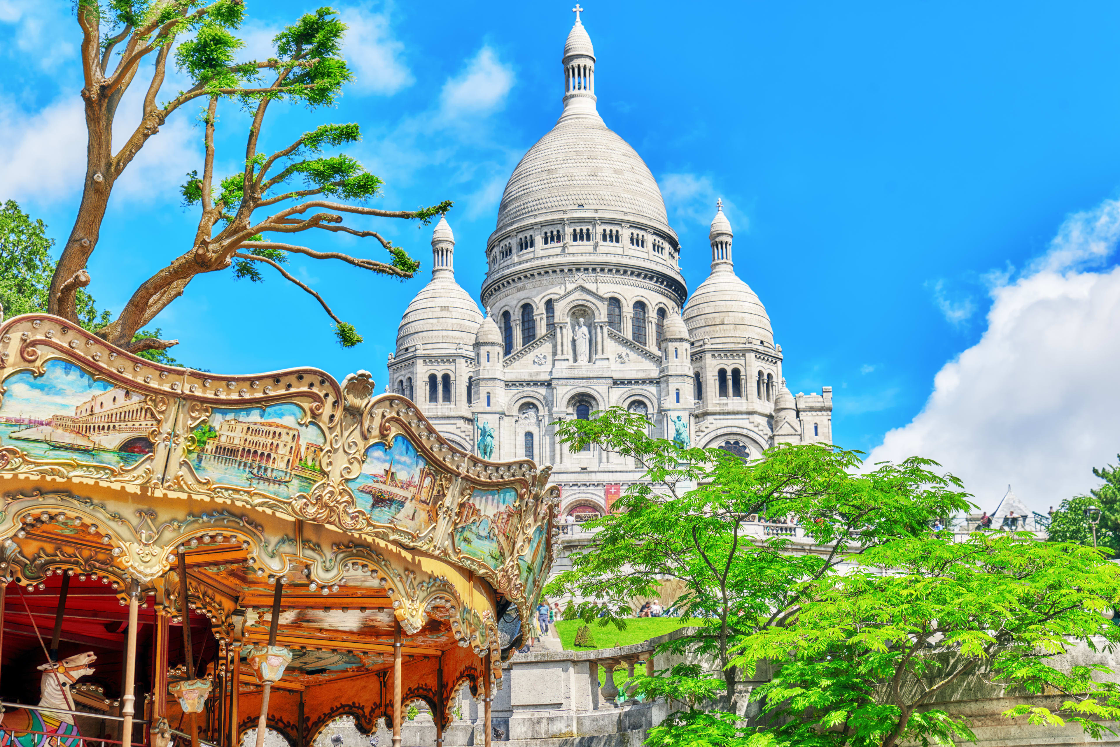 Sacré Coeur and Montmartre, Paris, France