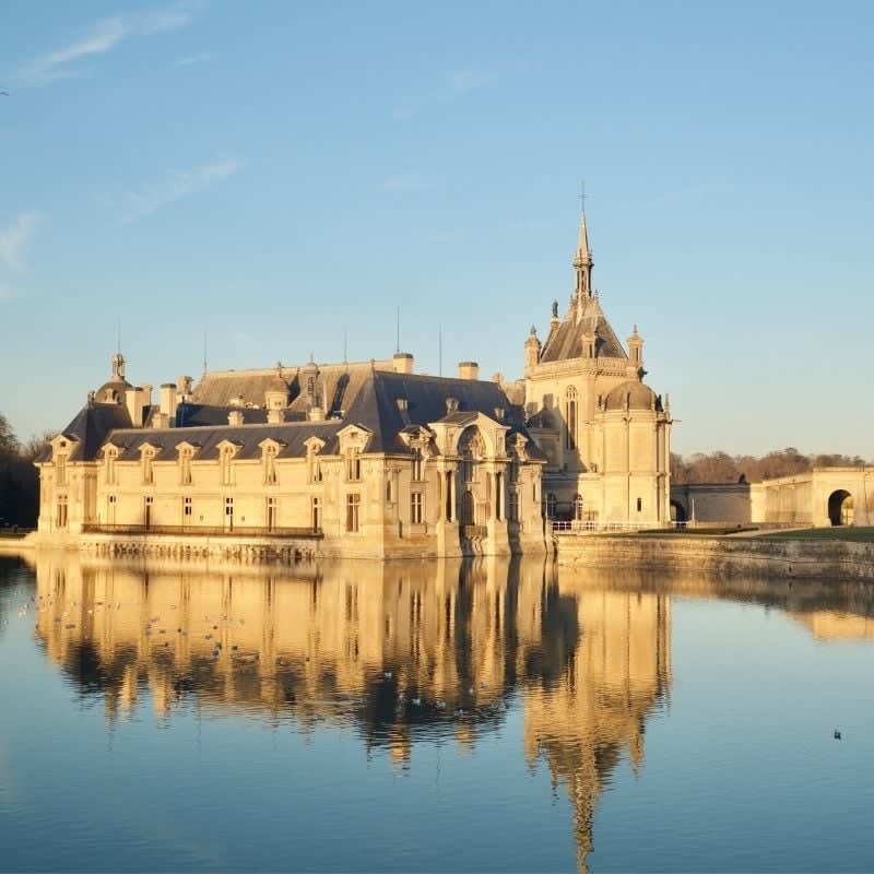 Castillo de Chantilly, Francia. Excursiones de 1 día desde París.