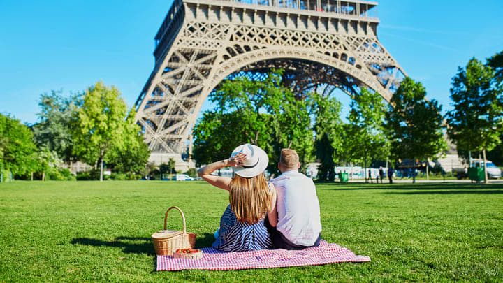 Picknick am Eiffelturm Paris