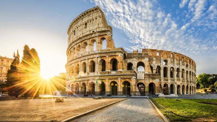 The Colosseum in Rome