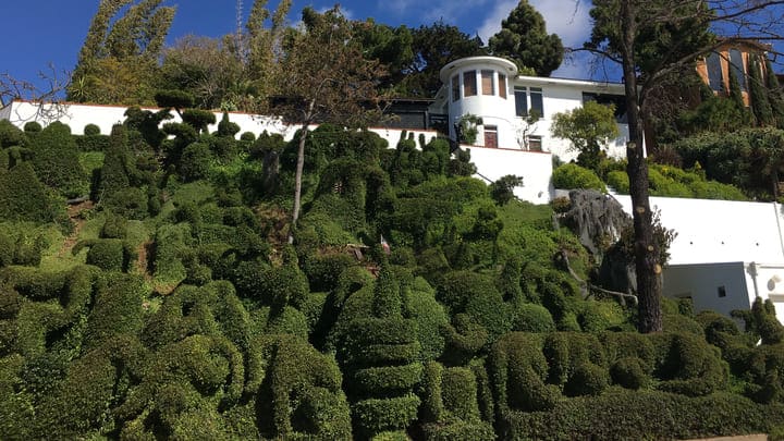 Harpers Topiary Garden in Mission Hills, San Diego