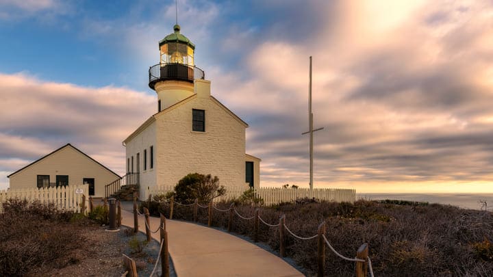 Old Piont Loma Lighthouse, San Diego. Experiencias diferentes en San Diego.