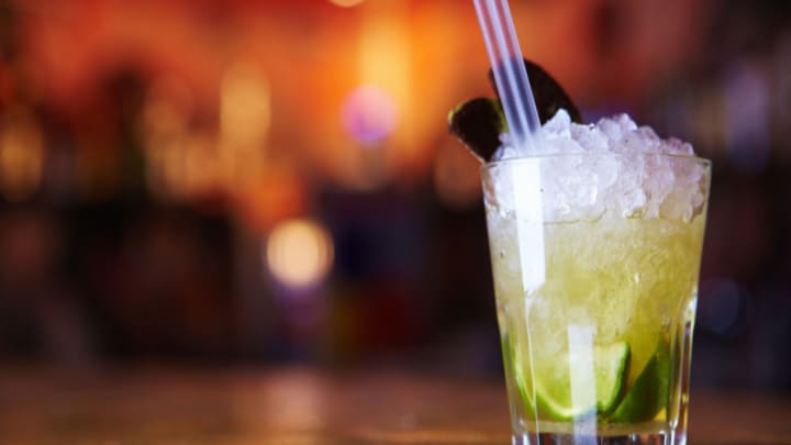 Image of Alcohol, Beverage, Cocktail, Mojito, Cup, 