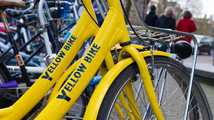 Image of Bicycle, Vehicle, Machine, Spoke, Wheel, Person, Adult, Female, Woman, 
