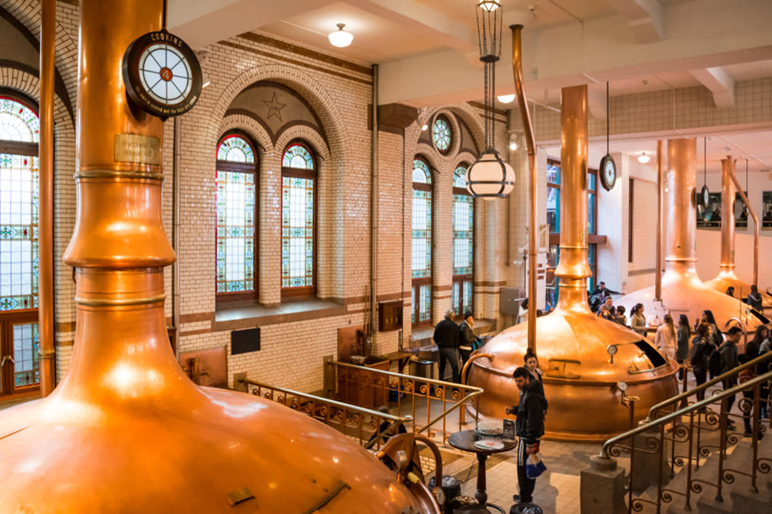 Image of Building, Factory, Brewery, Person,