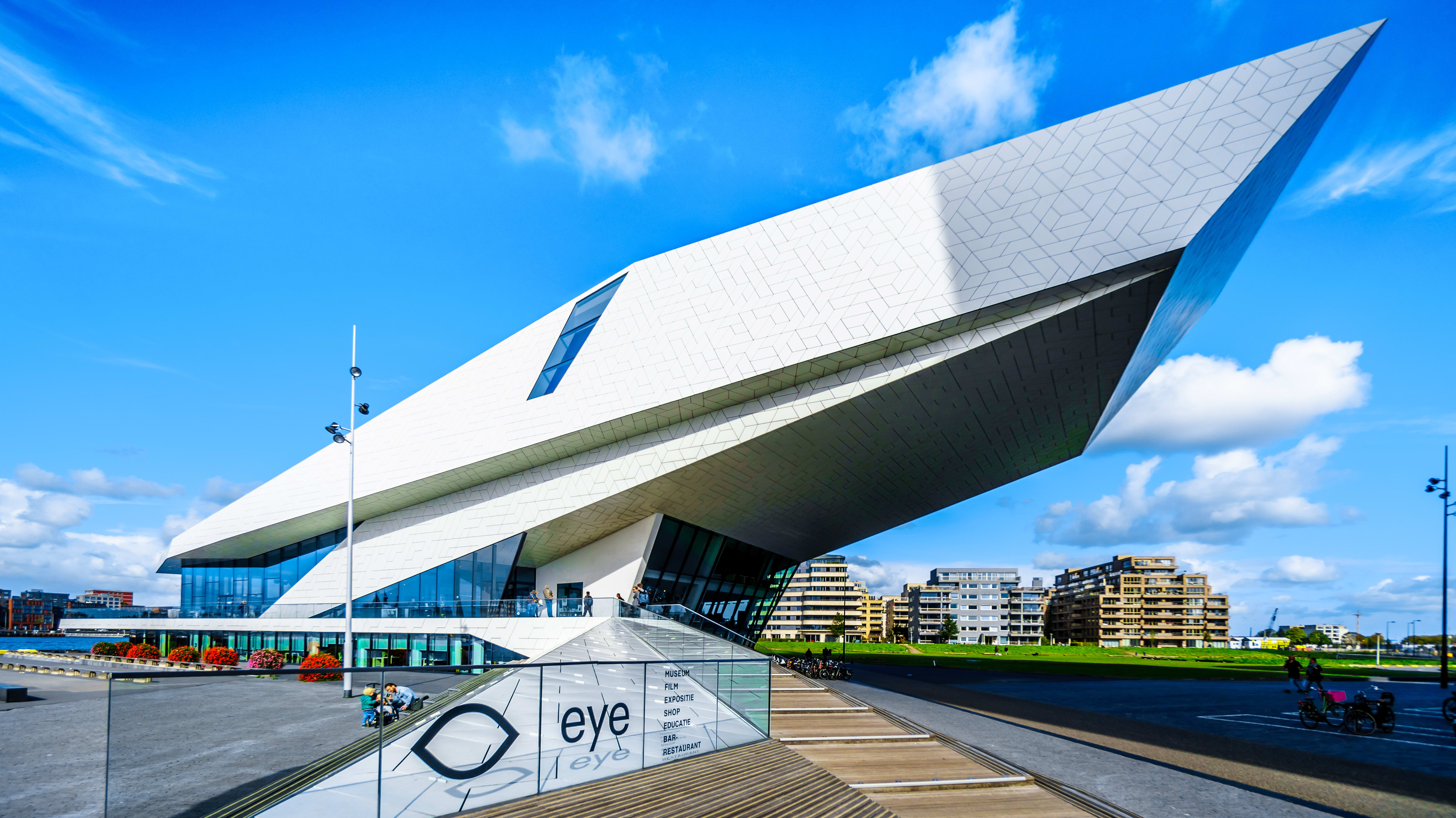Image of City, Convention Center, Person, Office Building, Water, Waterfront,