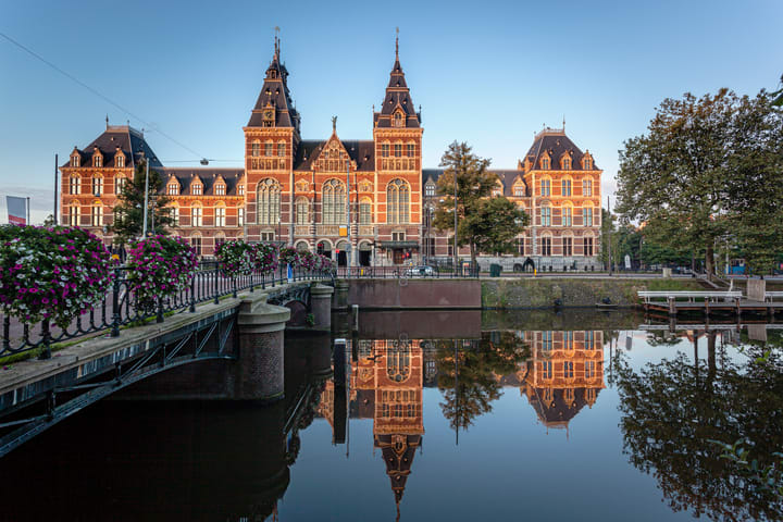 Image of City, Cityscape, Urban, Metropolis, Nature, Outdoors, Scenery, Water, Waterfront, Canal, Car, Castle, Fortress, Spire, Tower, Housing,