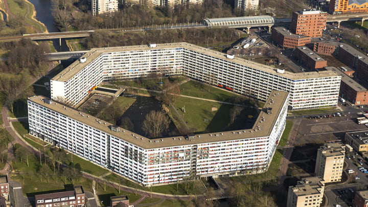 Image of Outdoors, Building, Aerial View, 