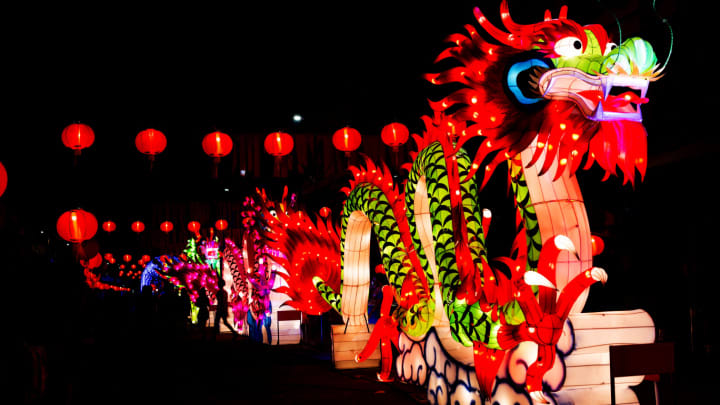 For some Spring Festival revelers in China, traditional attire adds an  element of time travel to celebrations