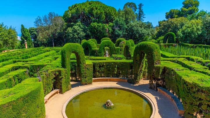 Image of Garden, Nature, Outdoors, Grass, Park, Fence, Hedge, 