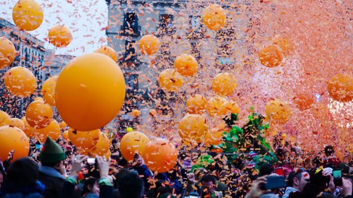 Image of Celebrating, Person, Balloon,