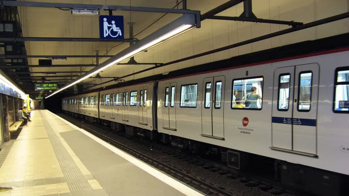 Image of Railway, Terminal, Train, Train Station, Vehicle, Subway, Person, 