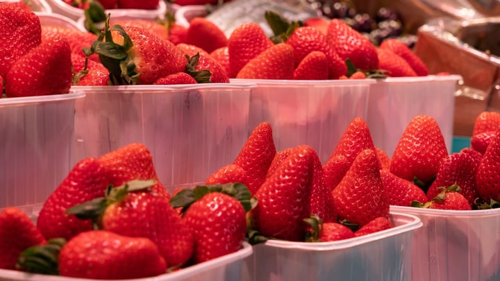 Image of Berry, Food, Fruit, Produce, Strawberry, 