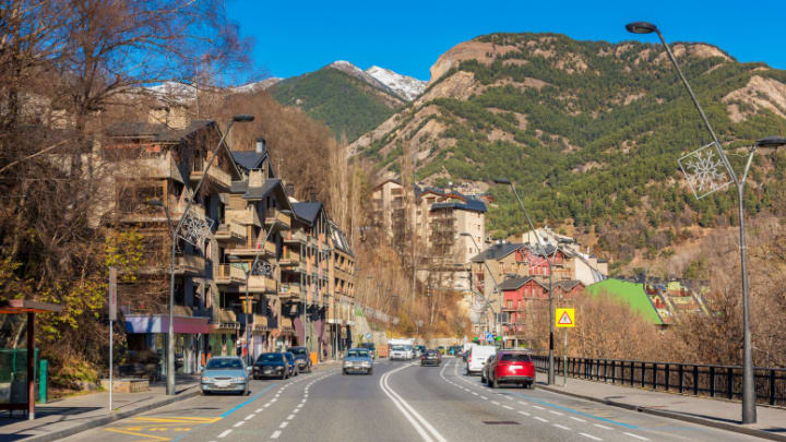 Image of Road, Freeway, Highway, City, Street, Urban, Car, Vehicle, Cityscape, Neighborhood, Outdoors, Nature,
