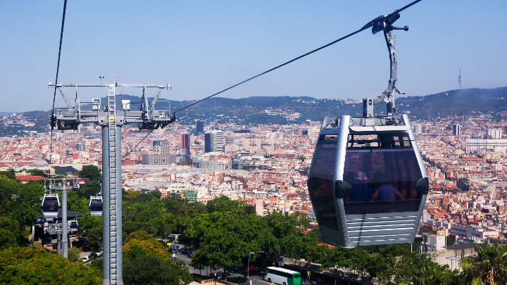 Image of Person, Cable Car, Vehicle, Bus, Outdoors, 