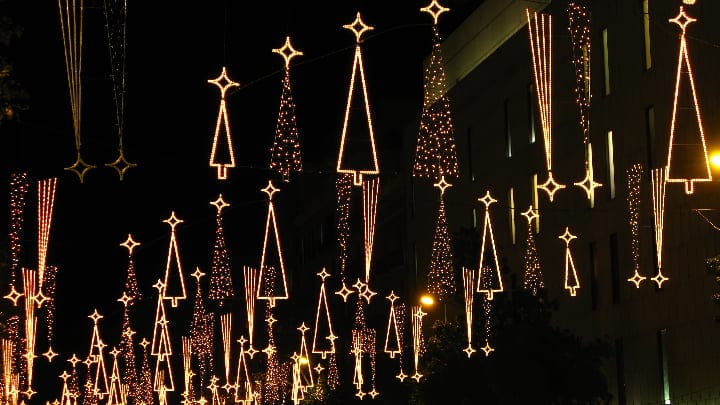 Image of Lighting, Christmas, Christmas Decorations, Festival, 