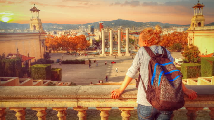 Image of City, Urban, Road, Street, Photography, Bag, Cityscape, Adult, Female, Person, Woman, Downtown, Face, Head, Portrait, Pants,