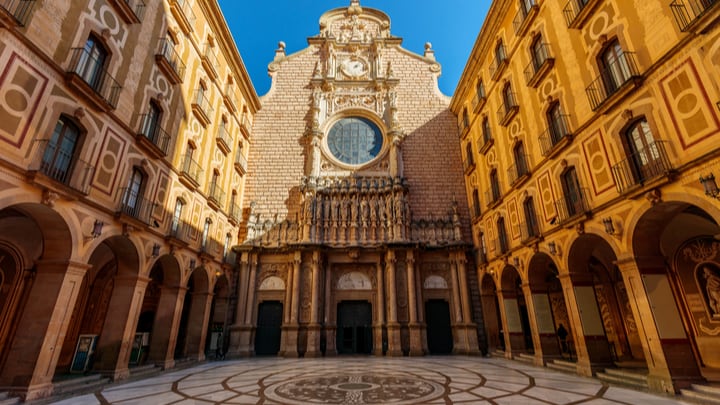 Image of Clock Tower, Tower, Floor, Arch, Person, Gothic Arch, City, Flooring, 