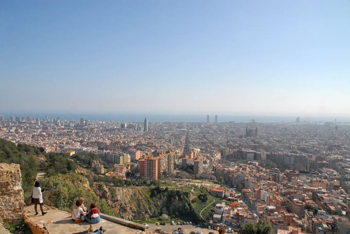 Image of Cityscape, Urban, City, Landscape, Nature, Outdoors, Scenery, Horizon, Sky, Person, Neighborhood, Panoramic,