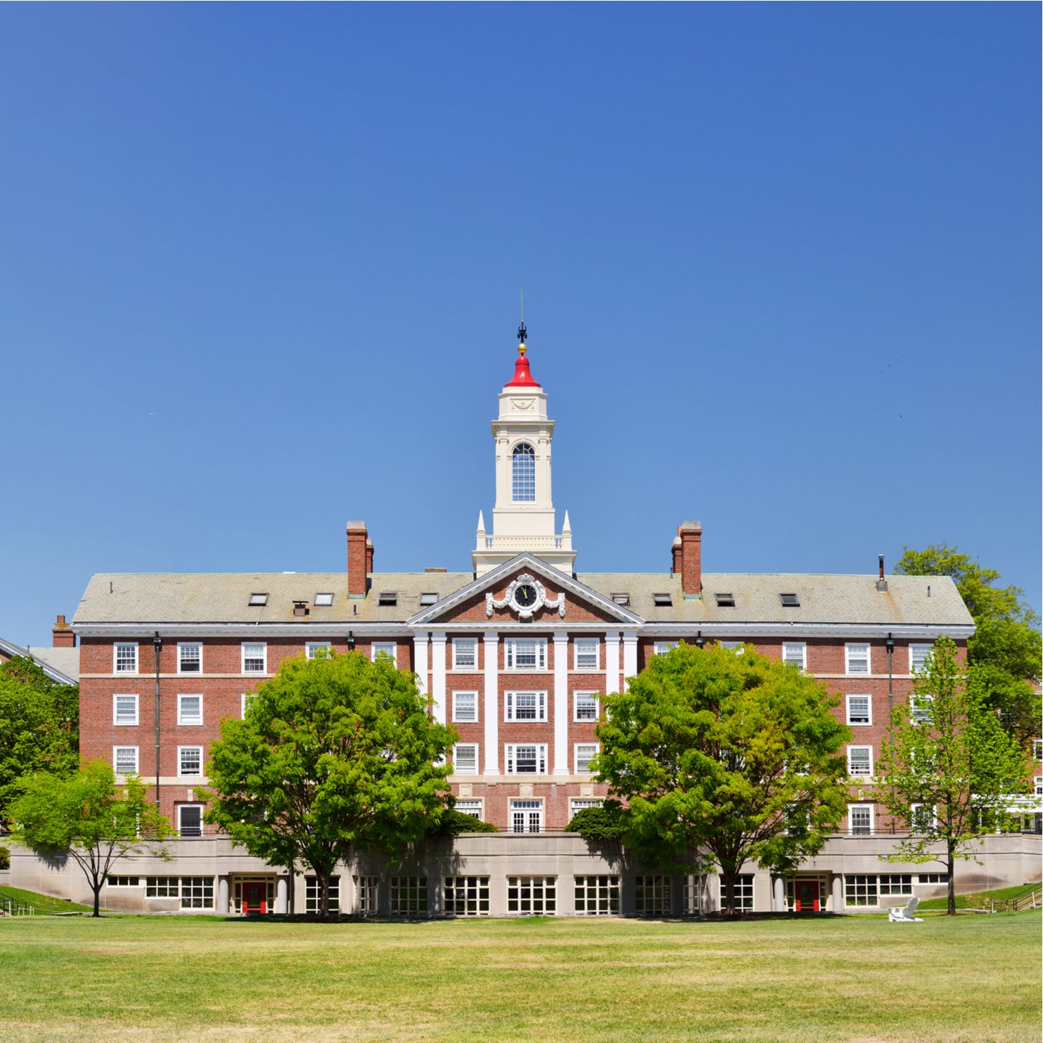 Image of Building, Grass, Campus, College, 