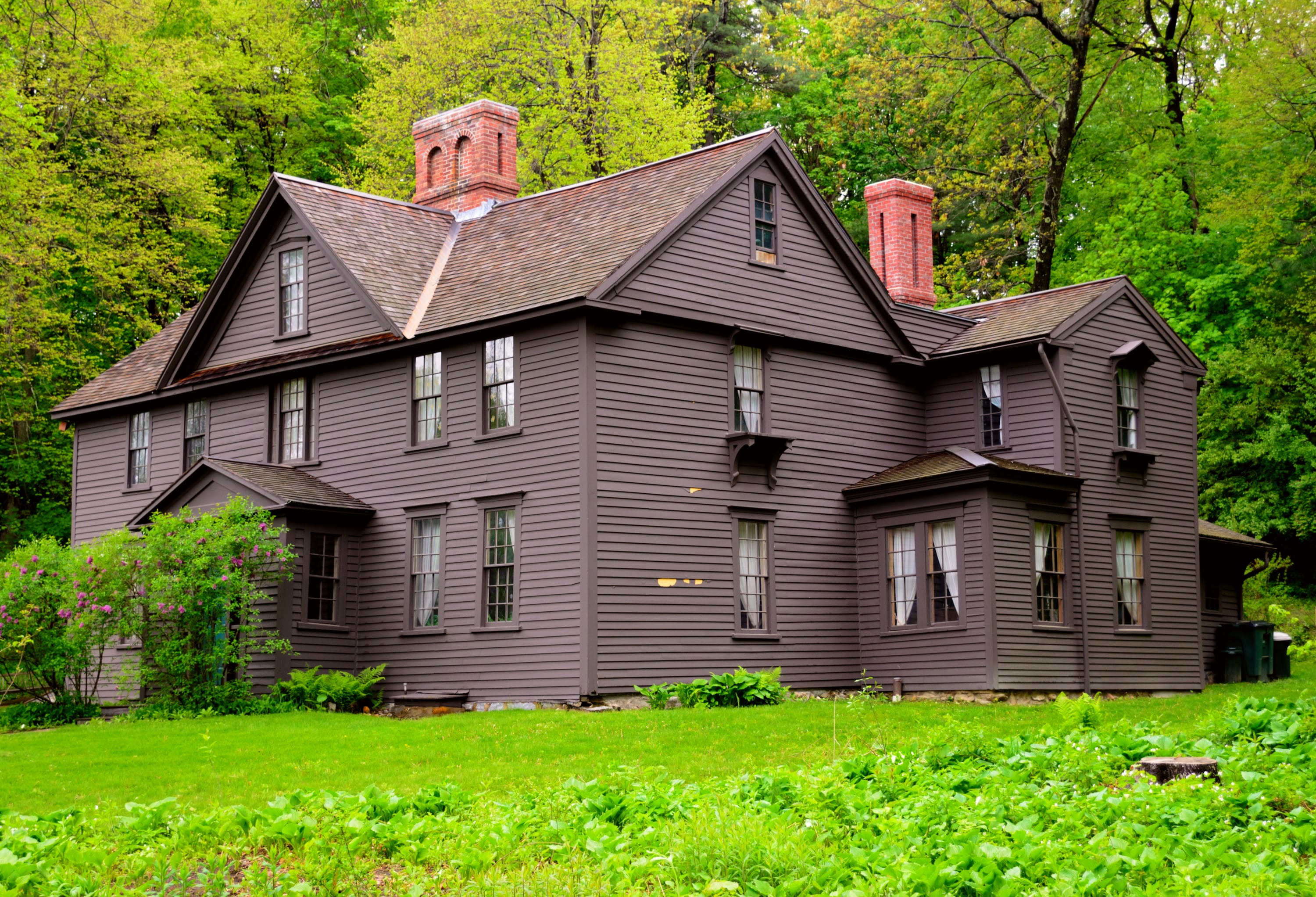 Image of Cottage, House, Housing, Grass, Outdoors, Shelter, Lawn, 