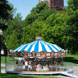 Image of Play, Amusement Park, Carousel, 