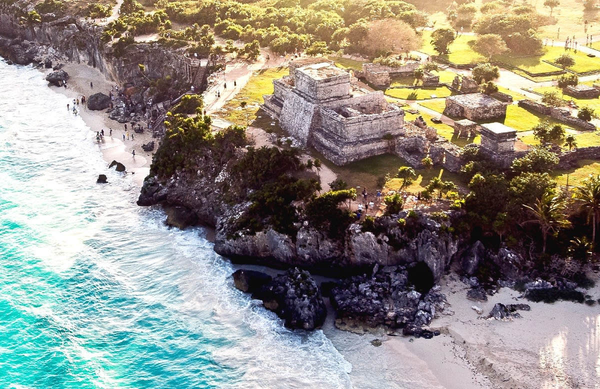 Image of Nature, Outdoors, Sea, Water, Coast, Shoreline, Castle, Fortress, Person, Beach, Land, 