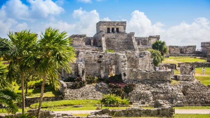 Image of Ruins, Summer, Castle, Fortress, Person, 