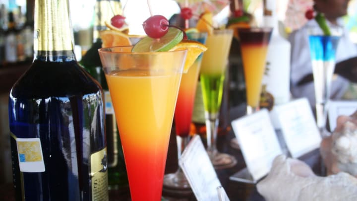 Image of Cup, Alcohol, Beverage, Cocktail, Boy, Child, Male, Person, Juice, Adult, Female, Woman,