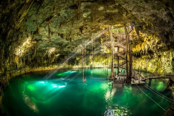 Image of Nature, Outdoors, Cave, Lagoon, Lake, Water, Scenery, 