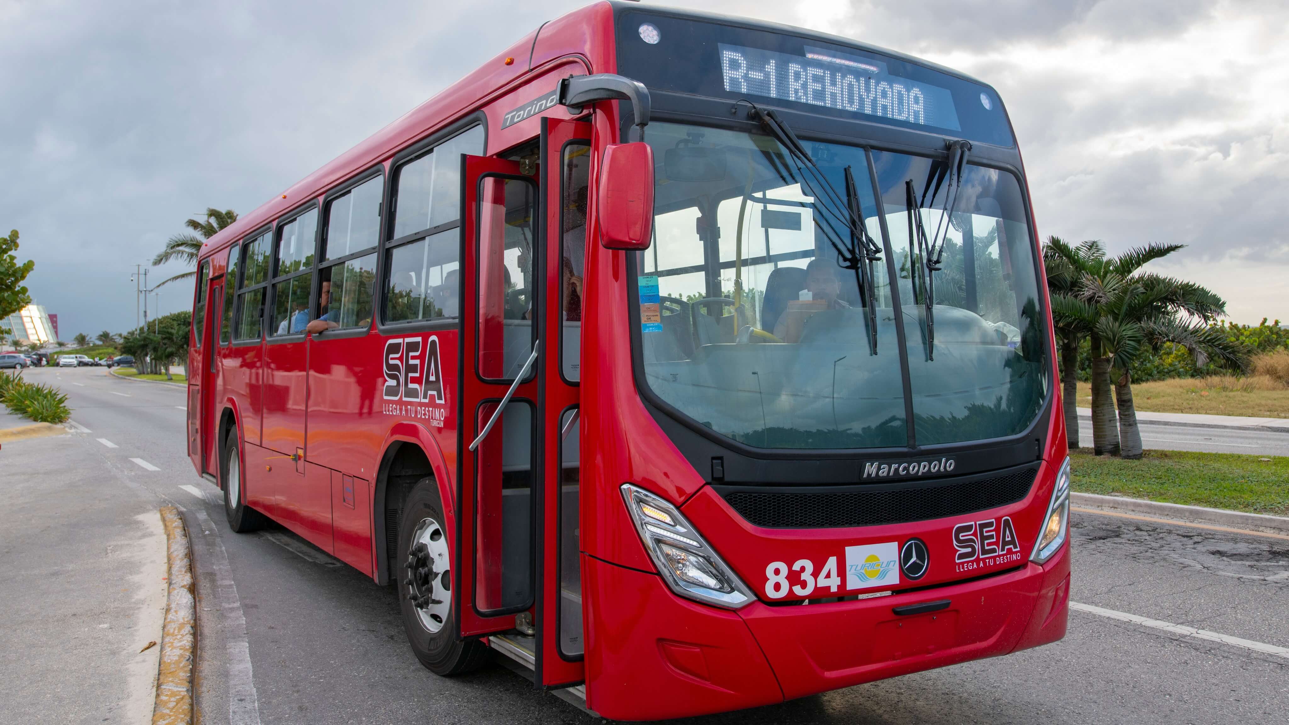 Image of Bus, Vehicle, Person, Car, 