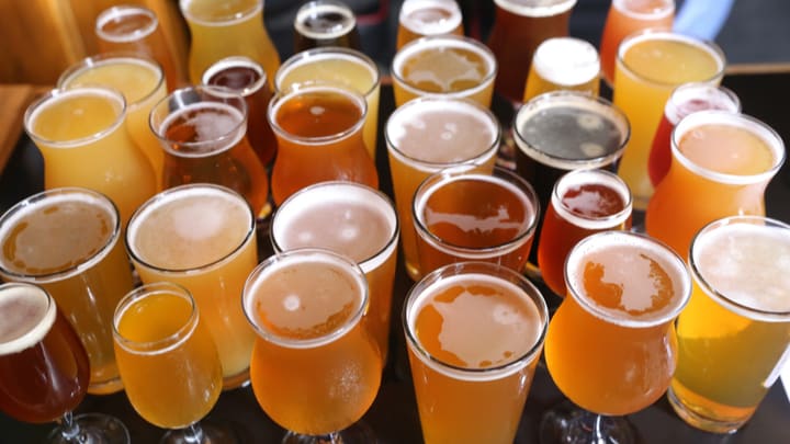 Image of Alcohol, Beer, Beverage, Glass, Cup, Beer Glass, Liquor, Lager, Factory,