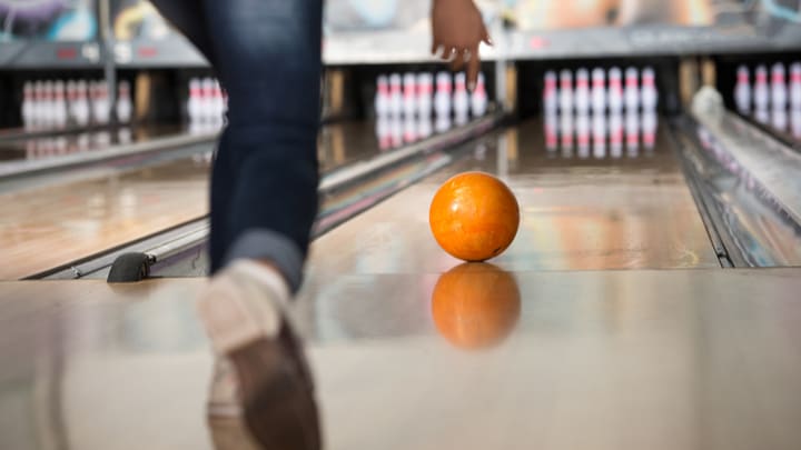 Image of Sphere, Bowling, Adult, Female, Person, Woman, 