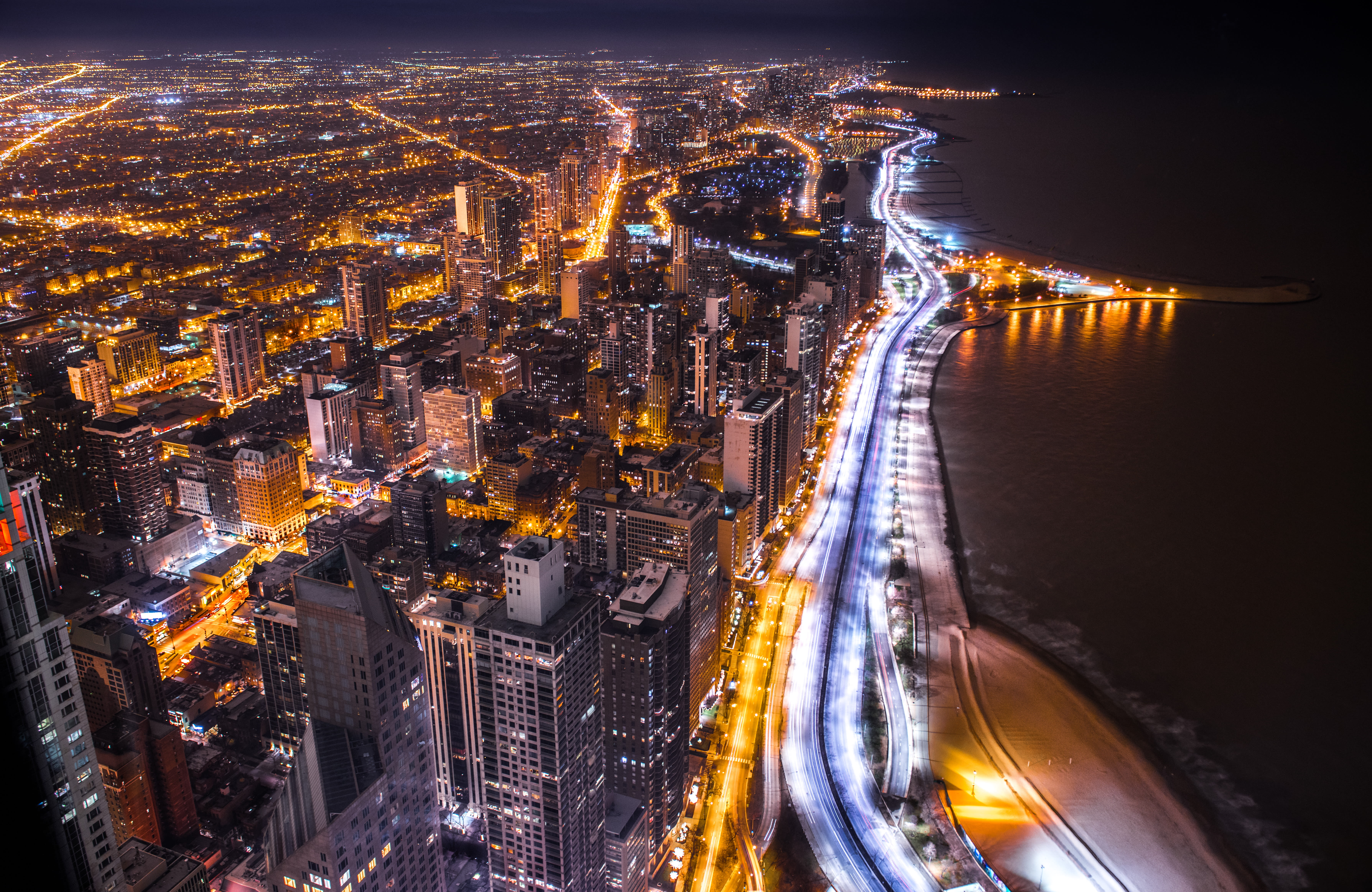 Image of Building, Cityscape, Urban, City, Outdoors, Nature, Sea, Water, Aerial View, Shoreline, Coast, 