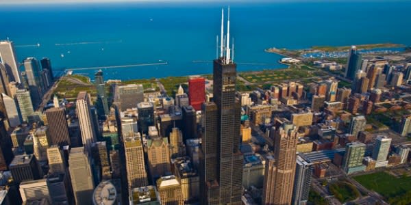 Image of Building, Tower, Landmark, Willis Tower, 