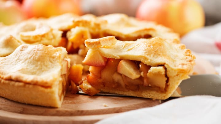 Image of Cake, Dessert, Food, Pie, Apple Pie, Sandwich, 