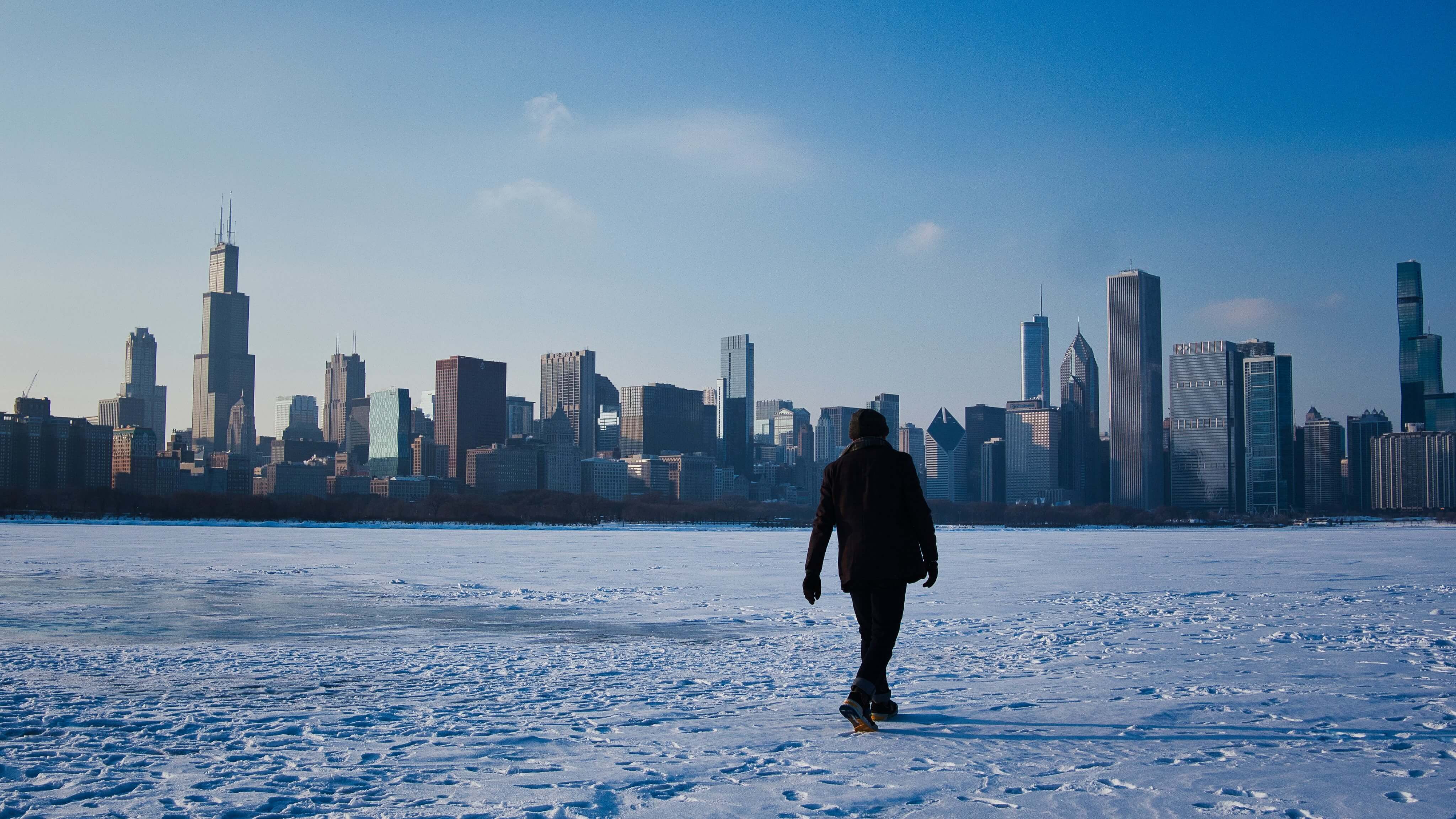 Image of City, Urban, Glove, Person, Cityscape, High Rise, Walking, Photography, Nature, Outdoors, Scenery, 