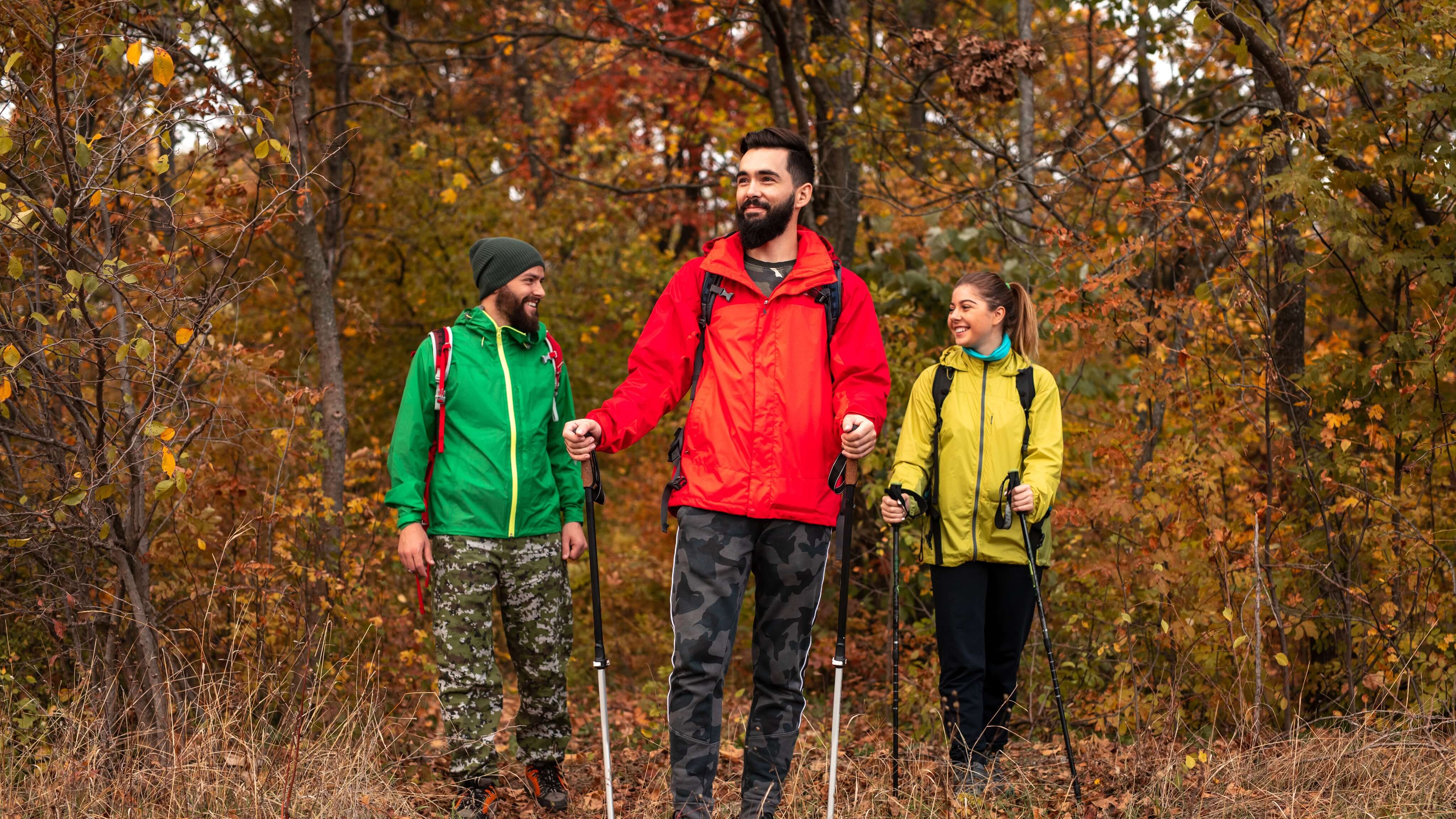 Image of Person, Walking, Coat, Female, Girl, Teen, Boy, Male, Adult, Man, Shoe, Hat, Vegetation, 