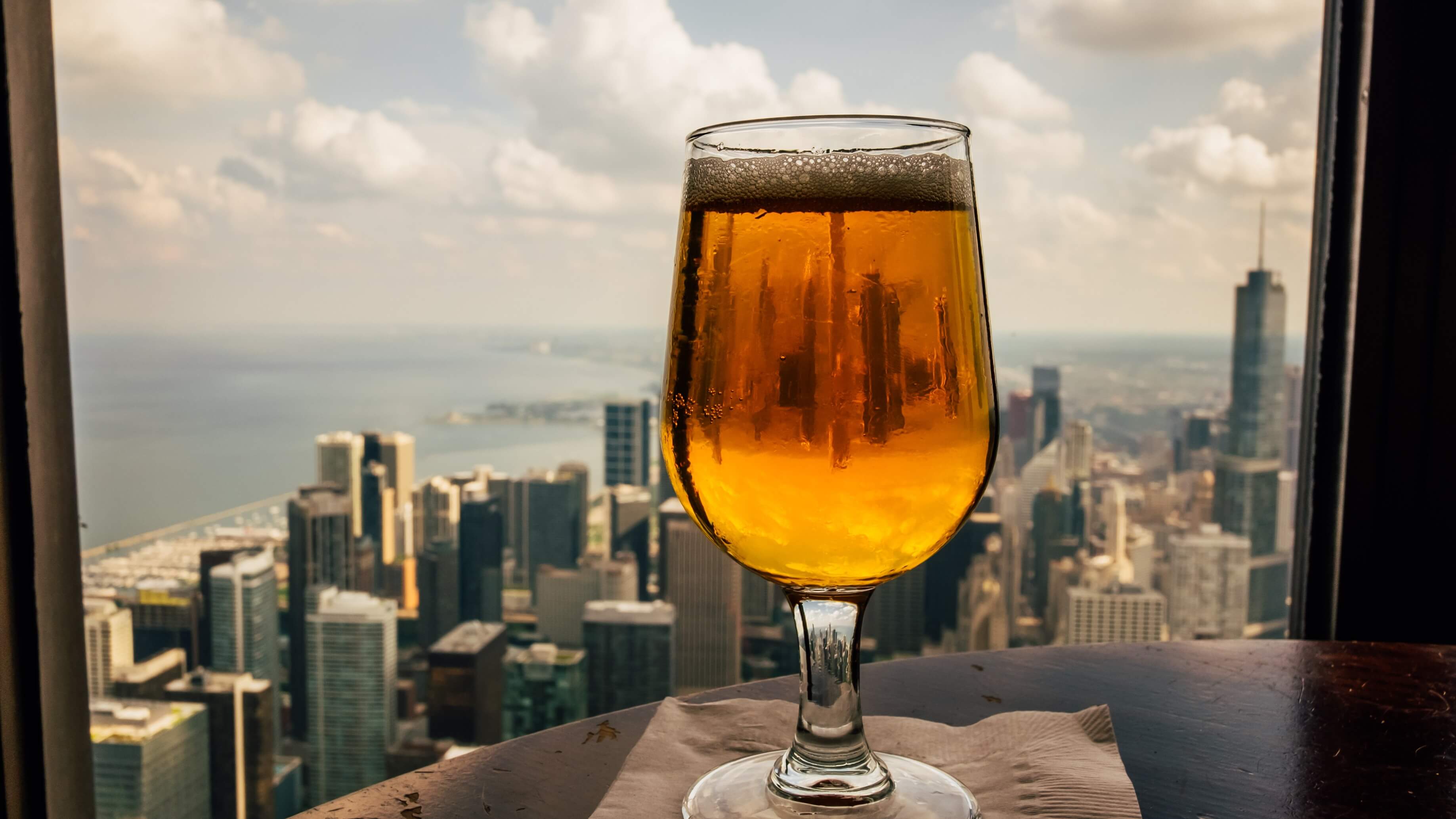 Image of Glass, Alcohol, Beer, Beverage, Lager, City, Urban, Beer Glass, Liquor, 