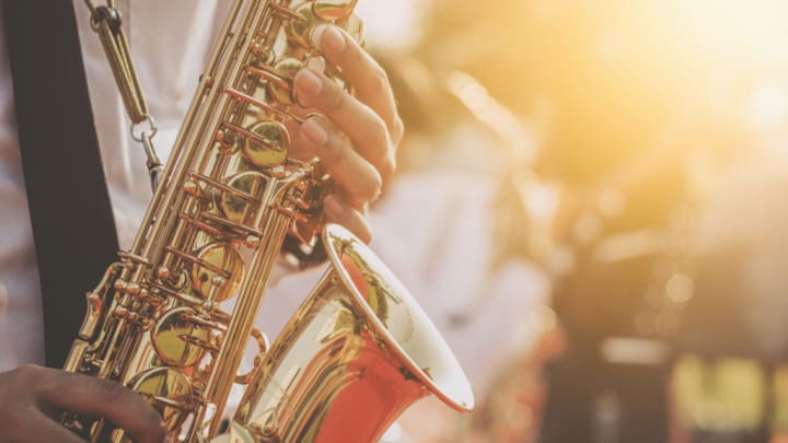 Image of Baby, Person, Musical Instrument,