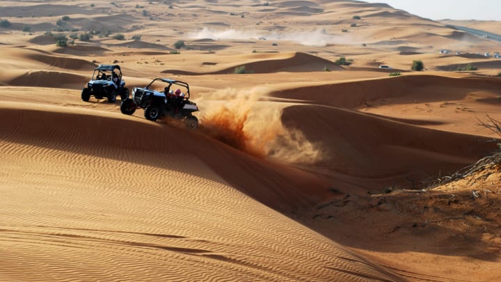 Image of Desert, Nature, Outdoors, Car, Vehicle,