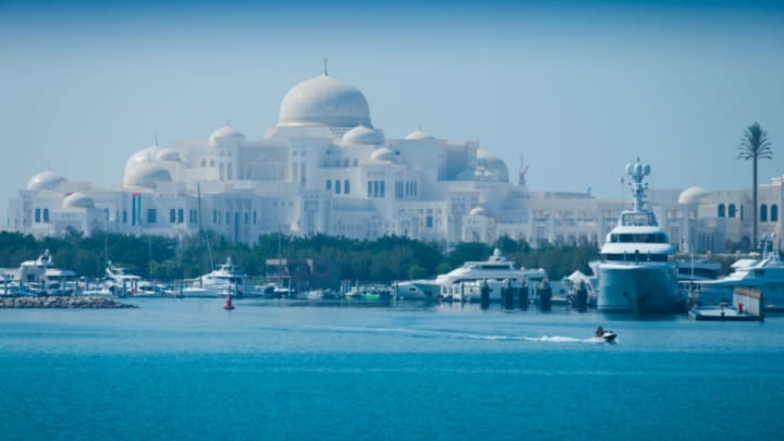 Image of Water, Waterfront, Vehicle, Yacht, Dome, City, Boat, Harbor, Pier, Cityscape, Urban,