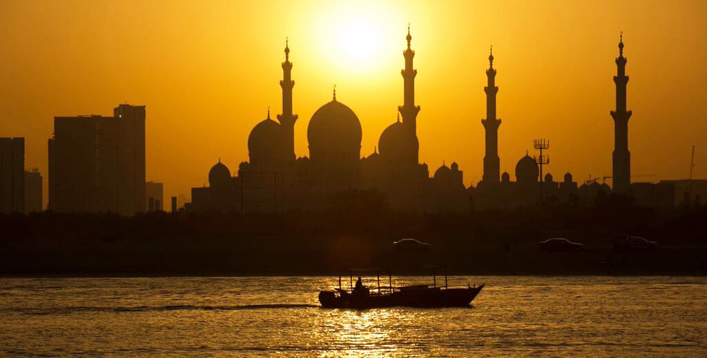 Image of Dome, Boat, Vehicle, Nature, Outdoors, Scenery, Sky, Cityscape, Urban, Mosque, City, 