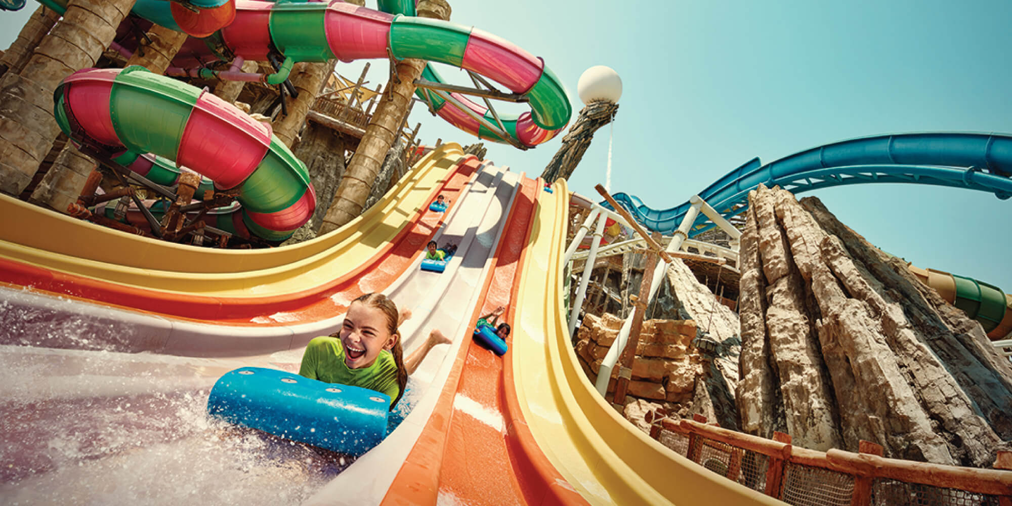 Image of Child, Female, Girl, Person, Water, Amusement Park, 